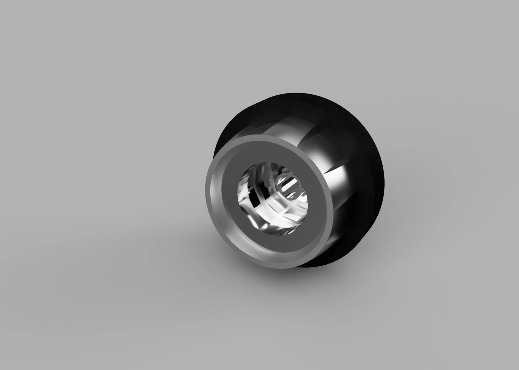 A cross-section rendering of the hub motor.